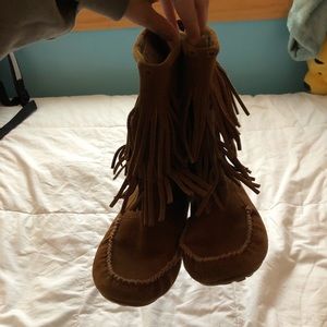 Fringe Booties
